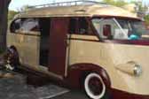 1941 Brooks Stevens Western Flyer Trailer, with side door giving access to camper interior