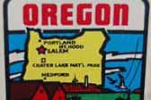 Oregon State Vintage Travel Decal